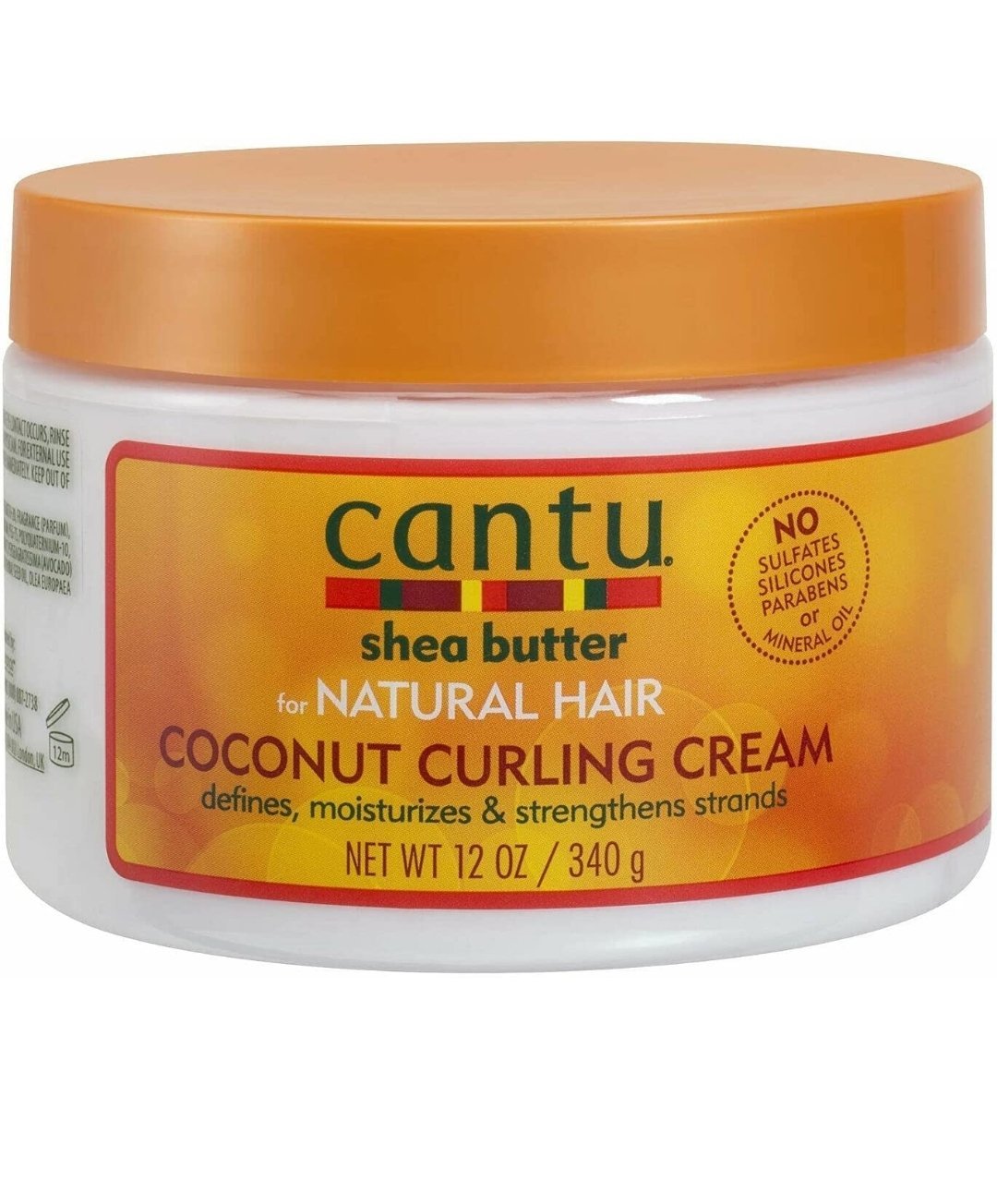 Cantu Natural Hair Coconut Curling Cream Shea butter 340 G