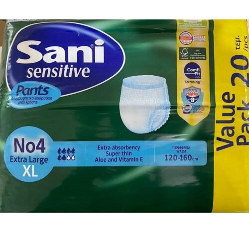 Sani Short Adult Diapers (X-large)- 20 Piece
