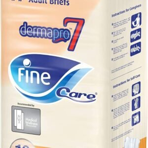 Fine Care Adult Diaper, Incontinence Unisex Briefs, Small, Waist (51-75 cm), 18 Brief Count