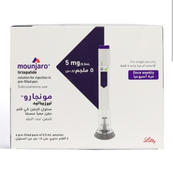 Mounjaro 5Mg Kwikpen + 5 Needles (4 Pre-Injection Swabs Free)