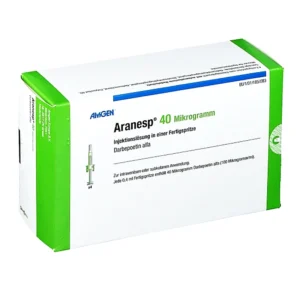 Aranesp 40 mcg ( Darbepoetin Alfa ) 4 Pre-Filled Syringes