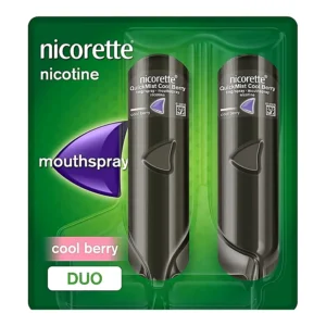 Quickmist Mouth Spray, Nicorette Quickmist Mouthspray, Nicotine Mouthspray, 2 Units x 150 Sprays