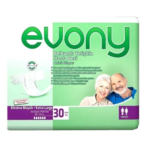 Evony Extra Large Adult Unisex Diaper – 30 Pieces