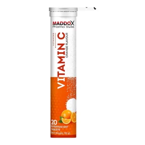 Maddox vitamine c orange flavour 20 eff tab