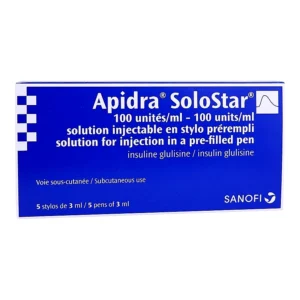 Apidra solostar 100 iu/ml 5 flexapen