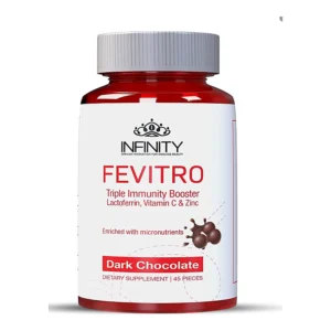 Fevitro Lactoferrin Vitamin C, Zinc & Folic Aci 45 piecesd