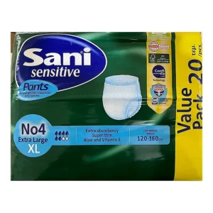 Sani Short Adult Diapers (X-large)- 20 Piece