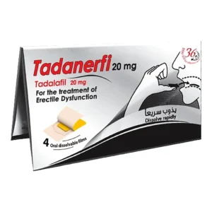 Tadanerfil 20 mg 4 orodispersable film