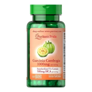 Puritan’s Pride Garcinia Cambogia Vegetable Capsules, 1000mg, 60 Count