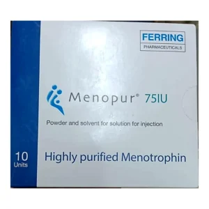 MENOPUR 75 I.U 10 VIAL + 10 AMP SOLVENT