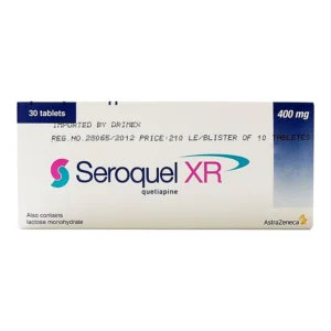Seroquel xr 400mg 30 tab