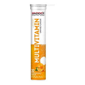 Maddox mulivitamin orange flavor 20 eff tab