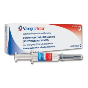 Vaxigrip tetra 1 prefilled syring