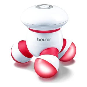 Beurer Handheld Mini Body Massager with LED light, Gentle and Comfortable Vibration, Easy Hand Grip, Portable, Gentle Pressure Point Massage, Massage Tool Easy Palm Fit, Batteries Included, MG16