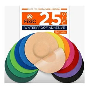 Fixic Freestyle Adhesive Patch 25 PCS – NO Glue in The Center (Multi-Color