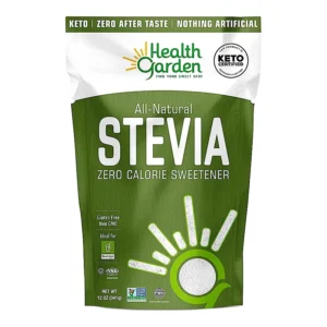Health Garden Stevia Sweetener Powder – All Natural – Kosher – Gluten and Sugar Free – Keto Friendly 12 oz (341g)