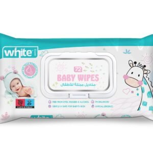 WHITE WIPES 72